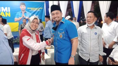 Ketua Pemuda Lumbung Informasi Rakyat (LIRA) Kabupaten Bogor, Cici Mintarsih S.Pd., M.Si memberikan selamat atas terpilihnya Fuad Kasyfurrahman sebagai Ketua KNPI Kabupaten Bogor periode 2022-2025