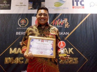 Rutan Kelas I Depok mendapatkan Penganugerahan Depok Media Center (DMC) Awards tahun 2023, sebagai Instansi Terbaik di Kota Depok