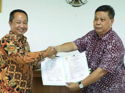 Dinas Komunikasi Informatika Persandian dan Statistik (Diskominfosantik) Kabupaten Bekasi, menggelar serah terima jabatan (sertijab)