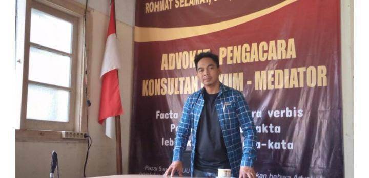 Ketua DPC PWRI (Persatuan Wartawan Republik Indonesia) Kabupaten Bogor, Rohmat Selamat SH