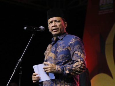 Pj. Bupati Bireun membuka secara langsung pembukaan Aceh UMKM Expo II 2023, Jumat 17 Maret 2023, malam