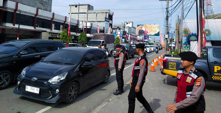 Selama 1 x 24 Jam Polres Bireuen Siaga Antisipasi Kemacetan Lalu Lintas