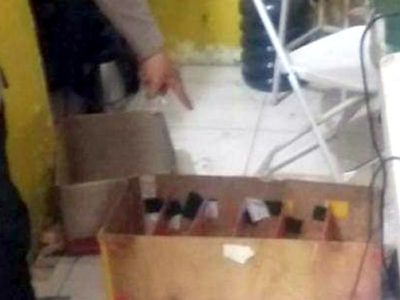 Aksi pencurian disertai tindak kekerasan terjadi di gudang jasa pengiriman Ninja Expres, Desa Jabon, Kecamatan Parung Kabupaten Bogor