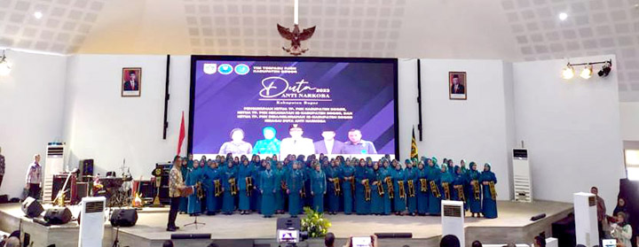 Badan Kesatuan Bangsa dan Politik (Kesbangpol) Kabupaten Bogor berkolaborasi dengan Badan Narkotika Nasional Kabupaten Bogor melalui berbagai kegiatan untuk mencetak generasi penerus bangsa Kabupaten Bogor yang berkualitas