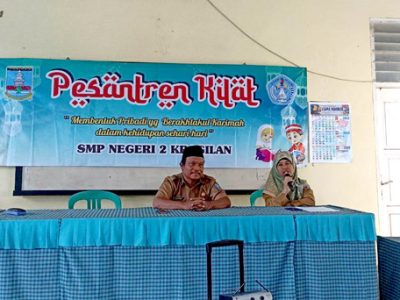 SMPN 02 Kabupaten Serang, Provinsi Banten menggelar kegiatan rutinitas pesantren kilat (sanlat).