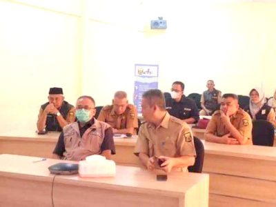 Wakil Bupati Sukabumi, H. Iyos Somantri mewakili bupati mengikuti pertemuan advokasi pemerintah daerah dalam rangka mendukung pelaksanaan pelayanan kesehatan reproduksi bagi calon pengantin secara virtual