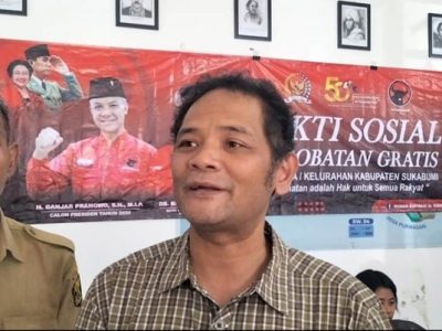 Ketua DPC PDI Perjuangan Kabupaten Sukabumi, Yudi Suryadikrama