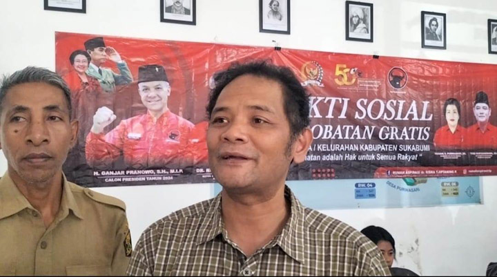 Ketua DPC PDI Perjuangan Kabupaten Sukabumi, Yudi Suryadikrama
