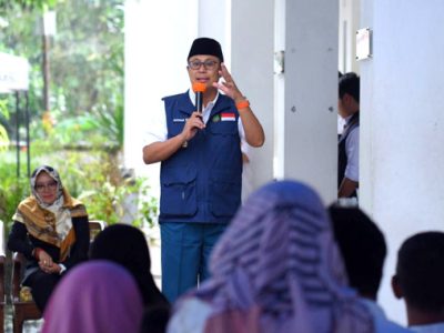 Wali Kota Sukabumi, Achmad Fahmi menghadiri halal bi halal di Dinas Pekerjaan Umum dan Tata Ruang (PUTR) Kota Sukabumi