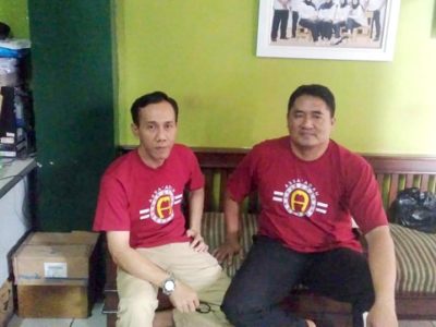 Dua siswa MTs Assa'adah, Kecamatan Cicurug, Kabupaten Sukabumi mewakili Popda Kabupaten Sukabumi tingkat provinsi