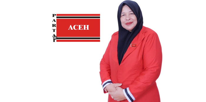 Hj. Hadisah S.Pd siap menjadi petarung sebagai Caleg DPRK Bireuen melalui Partai Aceh