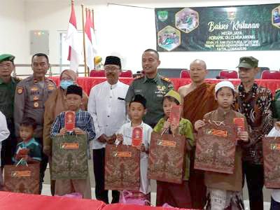 Mitra Jaya Koramil 04/CK Gelar Baksos Sunatan Massal Bersama Vihara Hemadhiro Mettavati