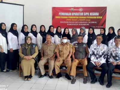 Peserta PPP3K Kecamatan Cicurug, Kabupaten Sukabumi Jawa Barat mengikuti pembinaan ASN Tahap 3 tahun 2023