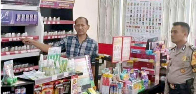 Penyelidikan dilakukan pihak Polsek Cijeruk, Polres Bogor terkait aksi pencurian sebuah minimarket di Desa Pasirjaya, Kecamatan Cigombong