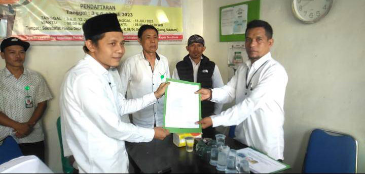Pesta demokrasi Pemilihan Kepala Desa (Pilkades) Benda, Kecamatan Cicurug, Kabupaten Sukabumi telah resmi dibuka