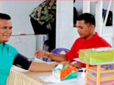 Kejaksaan Negeri Bireuen menggelar donor darah bertemakan “Setetes Darah Dari Anda, Berarti Nyawa Bagi Mereka"