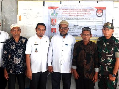 Panitia Pemilihan Keuchik (P2K) sukses menggelar Pemilihan Keuchik Gampong Karieng Kemungkiman Alue Rheng, Kecamatan Peudada