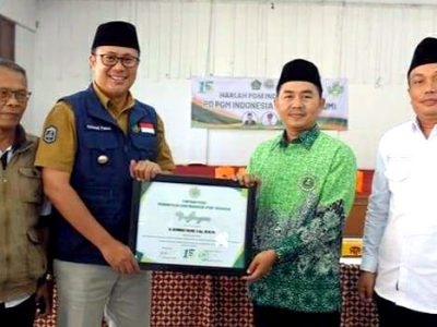 Wali Kota Sukabumi Achmad Fahmi menghadiri hari lahir (Harlah) Persatuan Guru Madrasah (PGM) Indonesia ke-15 tingkat Kota Sukabumi