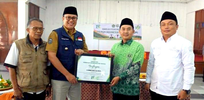 Wali Kota Sukabumi Achmad Fahmi menghadiri hari lahir (Harlah) Persatuan Guru Madrasah (PGM) Indonesia ke-15 tingkat Kota Sukabumi