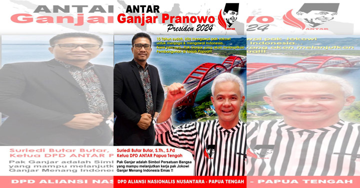 Dukungan untuk Ganjar Pranowo dari Aliansi Nasionalis Nusantara (ANTAR) terus menggelora di seantero nusantara