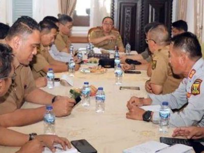 Sekretaris Daerah (Sekda) Kabupaten Sukabumi, Ade Suryaman, SH., MM mengikuti Rapat Internal Pembahasan Penyelenggaraan Event Babak Penyisihan PON XXI Cabor Arung Jeram