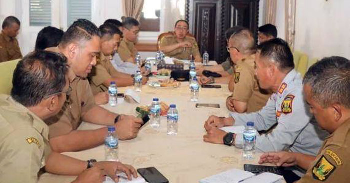 Sekretaris Daerah (Sekda) Kabupaten Sukabumi, Ade Suryaman, SH., MM mengikuti Rapat Internal Pembahasan Penyelenggaraan Event Babak Penyisihan PON XXI Cabor Arung Jeram