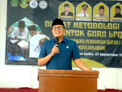 Wali Kota Sukabumi, Achmad Fahmi menghadiri Diklat metodologi Iqro Guru Taman Pendidikan Al-Qur'an (TPQ) se Kota Sukabumi