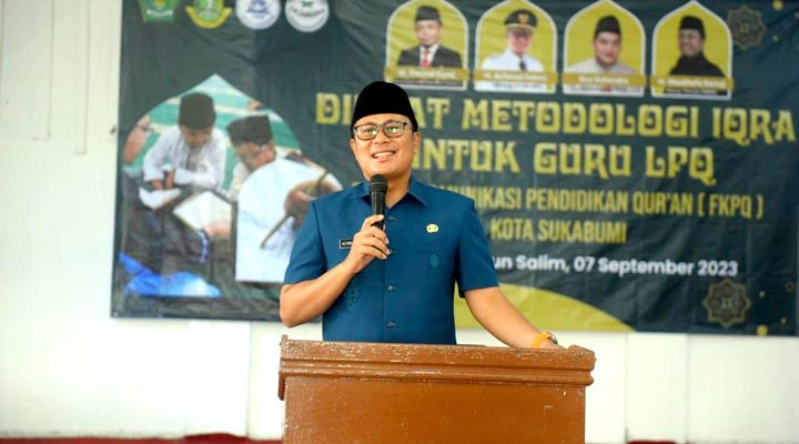 Wali Kota Sukabumi, Achmad Fahmi menghadiri Diklat metodologi Iqro Guru Taman Pendidikan Al-Qur'an (TPQ) se Kota Sukabumi