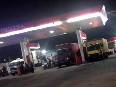 Salah satu Stasiun Pengisian Bahan Bakar Umum (SPBU) di Kecamatan Pulo Gadung, Kota Jakarta Timur