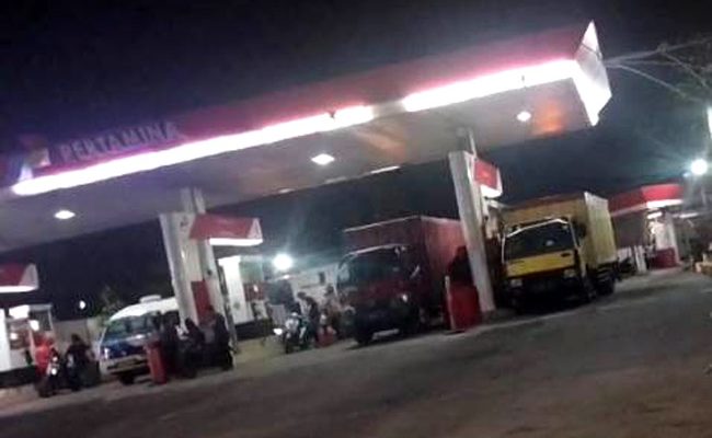 Salah satu Stasiun Pengisian Bahan Bakar Umum (SPBU) di Kecamatan Pulo Gadung, Kota Jakarta Timur