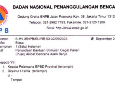 Petani korban banjir di Kecamatan Jeumpa, Kabupaten Bireuen, Aceh kecewa ata penundaan bantuan stimulan gagal panen (puso) tahun 2023