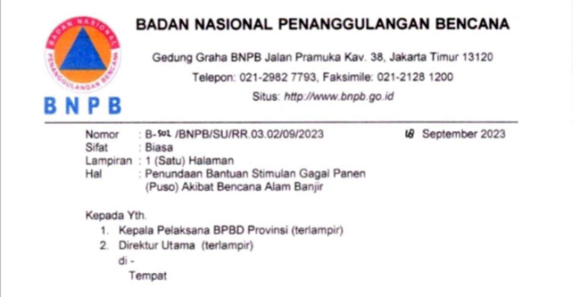 Petani korban banjir di Kecamatan Jeumpa, Kabupaten Bireuen, Aceh kecewa ata penundaan bantuan stimulan gagal panen (puso) tahun 2023