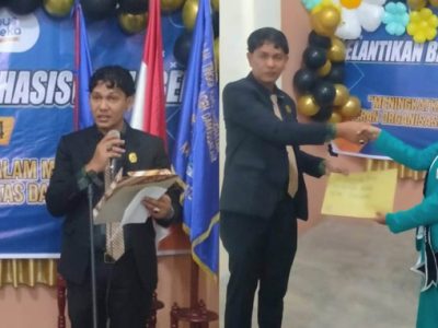 Pelantikan Stikes Payung Negeri Aceh Darussalam Bireuen berlangsung di Aula Gedung Stikes Payung Negeri Aceh Darussalam