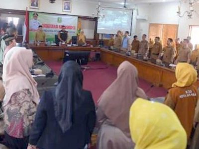 Pemkot Sukabumi melalui Inspektorat Kota Sukabumi menggelar Sosialisasi Anti Korupsi bagi para kepala sekolah, SD dan SMP se Kota Sukabumi