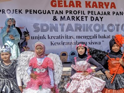 Gelar karya dan pentas seni SDN 03 Tarikolot, Kecamatan Citeureup, Kabupaten Bogor, Jawa Barat adalah salah satu bentuk pendalaman pengetahuan tentang projek penguatan profil pelajar pancasila