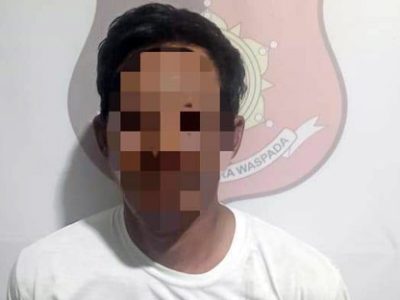 Seorang pria paruh baya asal Desa Kalibalangan, Kecamatan Abung Selatan, Kabupaten Lampung Utara berinisial T (41) diamankan Polsek Abung Selatan