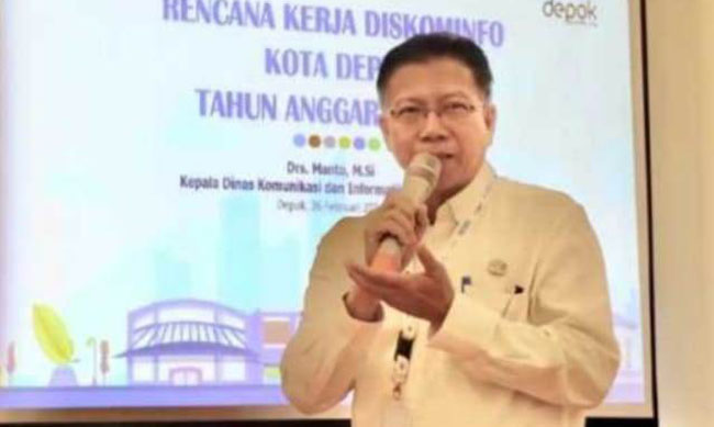 Kepala Dinas Komunikasi dan Informatika (Diskominfo) Kota Depok, Manto Jorghi