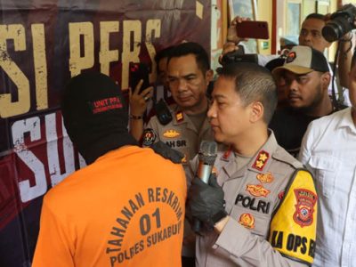 Polres Sukabumi mengungkap kasus dugaan pelecehan seksual yang dilakukan oleh oknum kepala sekolah terhadap sepuluh siswi