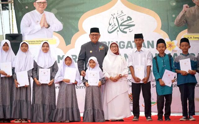 Pemerintah Kota Sukabumi menggelar peringatan Isra Mi'raj Nabi Muhammad SAW, Kamis (1/02/2024).