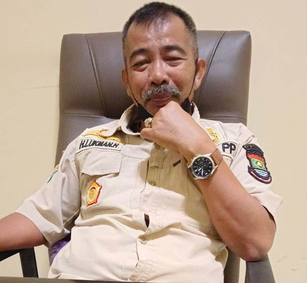 Kepala Bidang Pengendalian Operasi (Dal Ops) Satpol PP, H. Lukman Hakim