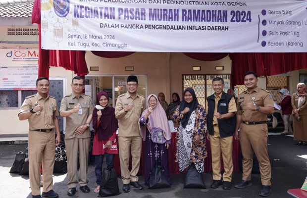 Buka Pasar Murah Ramadhan, Wakil Wali Kota Depok Berahap Bisa Bantu Masyarakat