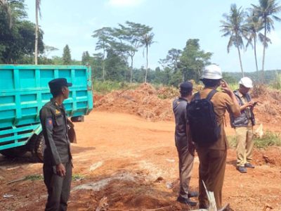 ESDM dan Satpol PP Datangi Lokasi Galian C Ilegal di Desa Sukamaju