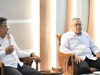 Purna Paskibraka Indonesia (PPI) Kota Sukabumi mengadakan audiensi dengan Penjabat Wali Kota Sukabumi, Kusmana Hartadji