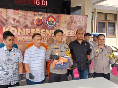 Polres Sukabumi berhasil menangkap sembilan anggota geng motor yang terlibat dalam perencanaan duel