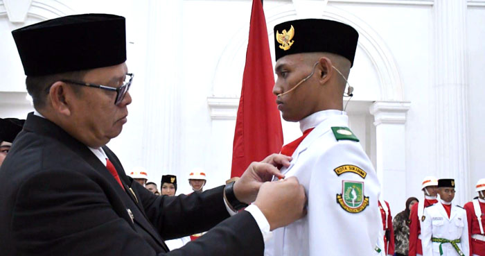 Paskibraka Kota Sukabumi Dikukuhkan