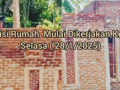 Setelah menuai berbagai polemik, pembangunan rumah bantuan atas nama Zulfadli di Desa Garot Pandrah, Kabupaten Bireuen, akhirnya dilanjutkan