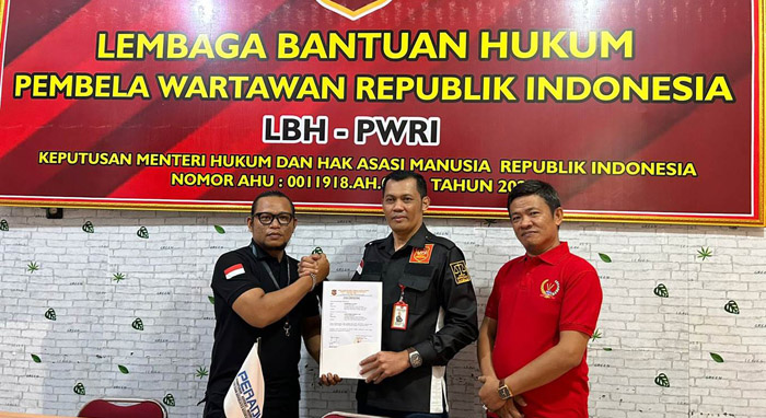 Anggi Ridho Qodrat Resmi jadi Ketua LBH PWRI DPC Lampung Utara