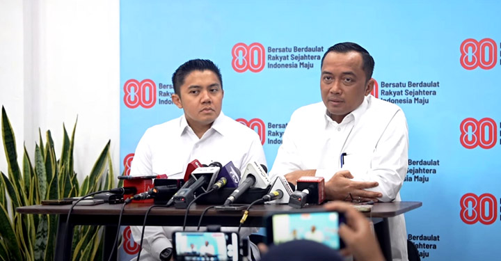 Menteri Sekretaris Negara (Mensesneg), Prasetyo Hadi (kanan). Foto: Istimewa