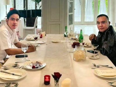 Wakil Presiden RI, Gibran Rakabuming Raka membagikan momen kebersamaan saat makan siang bersama Wakil Ketua DPR RI, Sufmi Dasco Ahmad melalui unggahan di akun Instagram pribadinya, @gibran_rakabuming, Sabtu