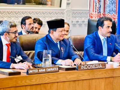 Presiden Republik Indonesia, Prabowo Subianto menghadiri Multilateral Meeting on the Middle East atas undangan Presiden Amerika Serikat